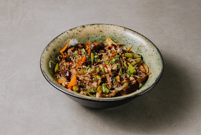 Фунчоза з яловичиною теріякі WOK