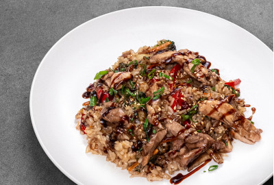 Рис з куркою терякі WOK