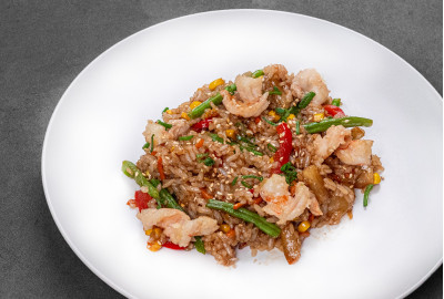 Рис PAD Thai з креветкою WOK