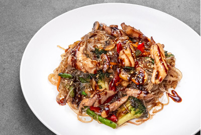 Фунчоза з куркою теріякі WOK